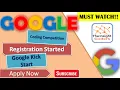 Google Kick Start 2020 is Open Google Coding Competition