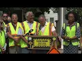 Huntington Says SLOW DOWN - CREWS AT WORK