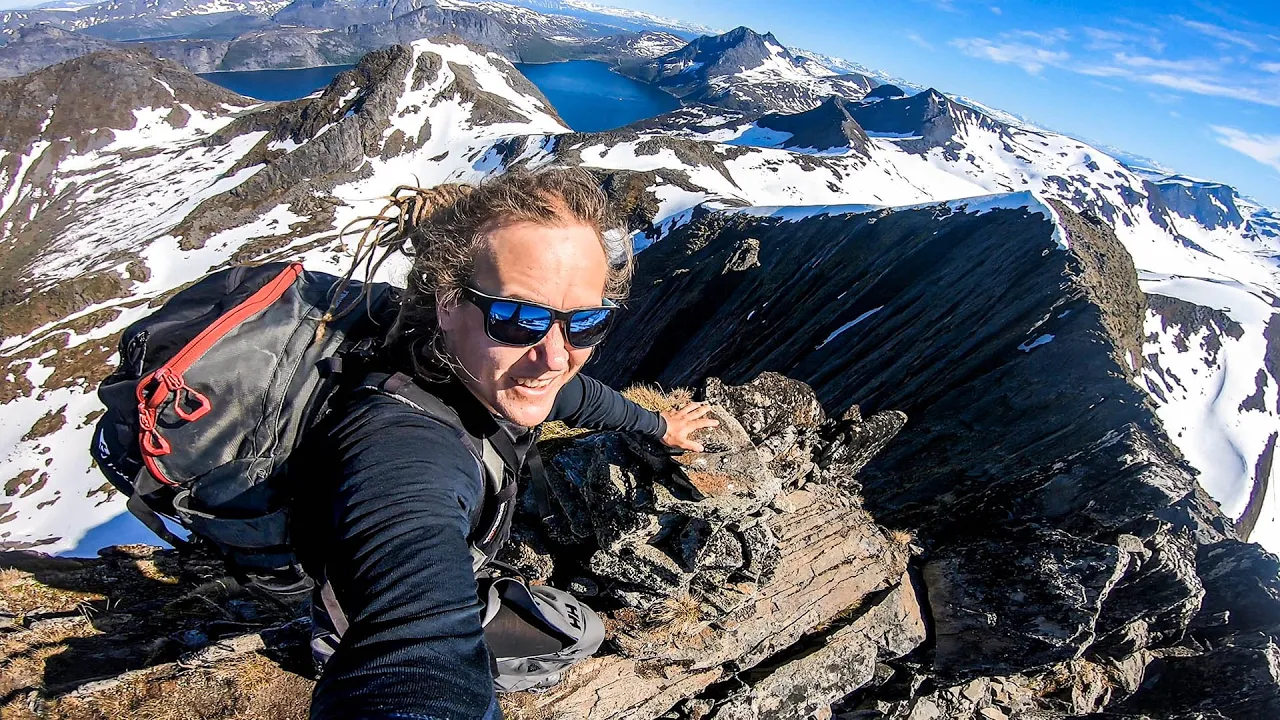Climbed & skied this thing! – Solo sailing & skiing the island of Senja [ep21]