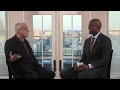 Aetna CEO Mark Bertolini with Dean Jason Wingard