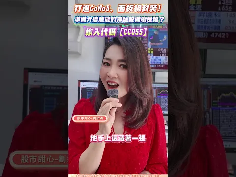 打進CoWoS、面板級封裝!準備六倍產能的神祕設備廠是誰? #劉姸希 #股市甜心 #CoWoS #面板級封裝 #電漿處理 #鍍膜 #蝕刻 #毛利率 #營益率 #玻璃基板 #TGV