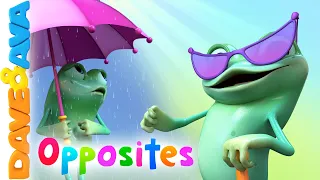 🤗 New Opposites for Kids | Nursery Rhymes  and Baby Songs | Dave and Ava 🤗
