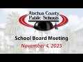 School Board Meeting 11-4-25