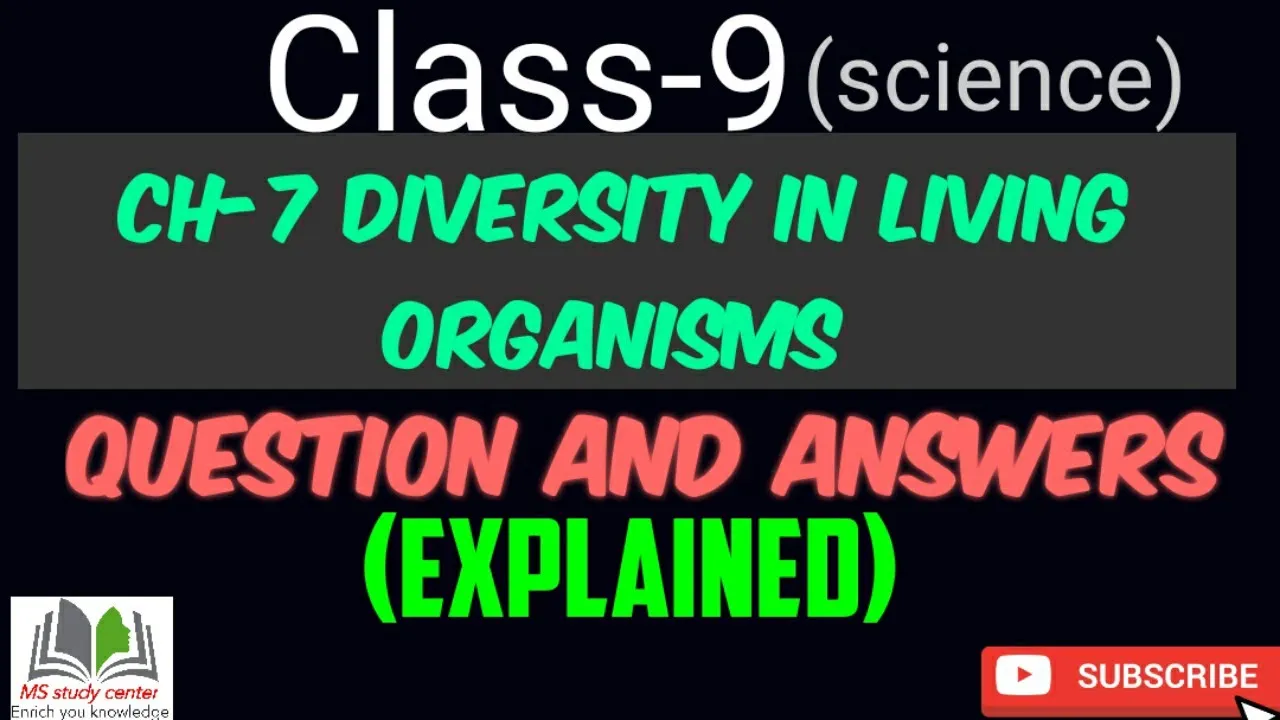 Class 9 Science Ch-7 (Question answer) Diversity in Living organisms