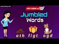 Jumbled Words Jumbled Words For Kids Jumbled Letters Jumble Words Tricks English Grammar