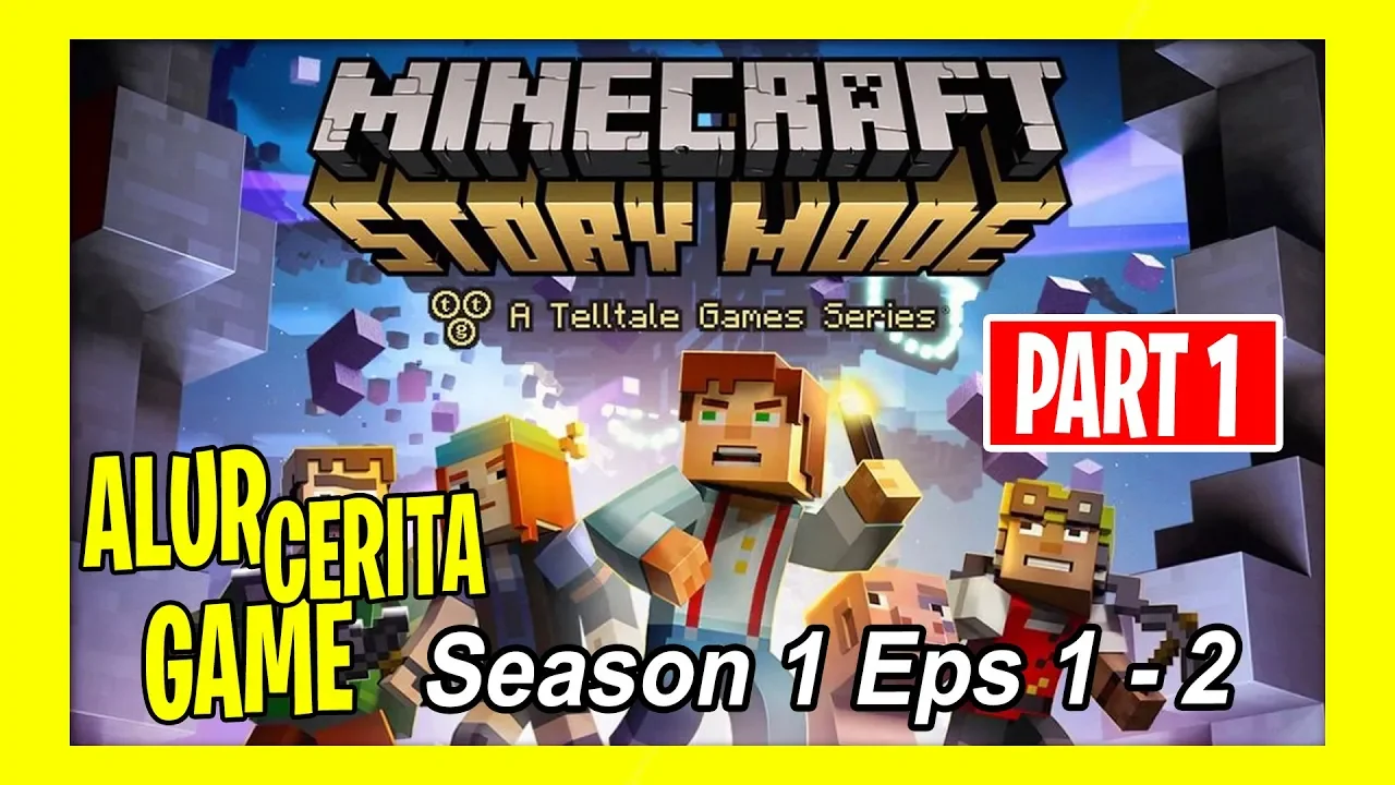 ALUR CERITA MINECRAFT STORY MODE | PART 4 | SEMUA TEMANNYA JESSE MATI