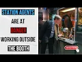 MTA Station Agents are at DANGER working outside the booth