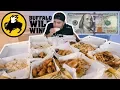 100 WORTH OF BUFFALO WILD WINGS TAKE OUT VS MAN