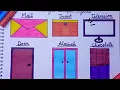 rectangle shape drawing easy to draw rectangle shape objects