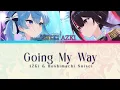 Going My Way | AZKi × Hoshimachi Suisei | Colour Coded Lyrics (KAN/ROM/ENG)
