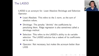 OA3103 Data Analysis Lecture 14 LASSO
