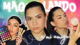 MAQUILLANDO A MI MEJOR AMIGA! 💕El CLEAN MAKEUP perfecto✨ | Tutorial paso a paso .