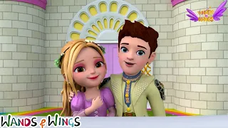 Rapunzel and the Brave Prince 👸💖| Magical Story + Red Riding Hood | Kids Songs | Wands & Wings