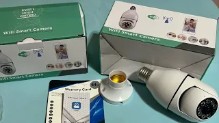 Yi IoT WiFi Smart Camera review how to instal and set up wireless lightbulb camera