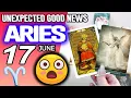Aries UNEXPECTED GOOD NEWS horoscope for today JUNE 17 2026 tarot JUNE
