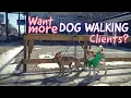 How to Get DOG WALKING CLIENTS