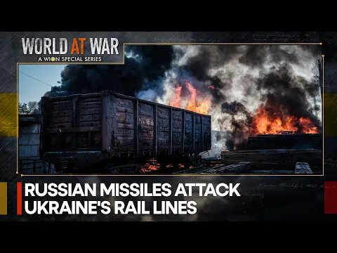 Download MP3 World at War LIVE: Russian missiles strike Ukrainian railways transporting US weapons | WION News