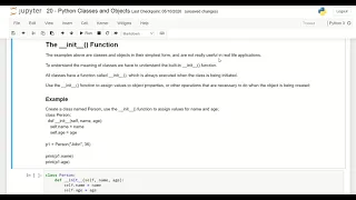 Exercise 20 Python Classes and Objects