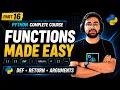 Python Functions Tutorial for Beginners def Parameters Arguments Return Default Values