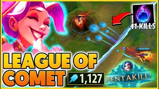 *COMET ONLY KILLS* I GET AN AP JINX PENTAKILL (41 KILLS) - BunnyFuFuu