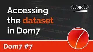 Dom7 Tutorial - Dataset HTML5 data- attributes