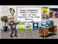Module 7 Lesson 5 Apply Two-Step Equations to Find Angle Measures