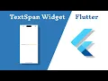 TextSpan Widget Flutter - DevhubSpot