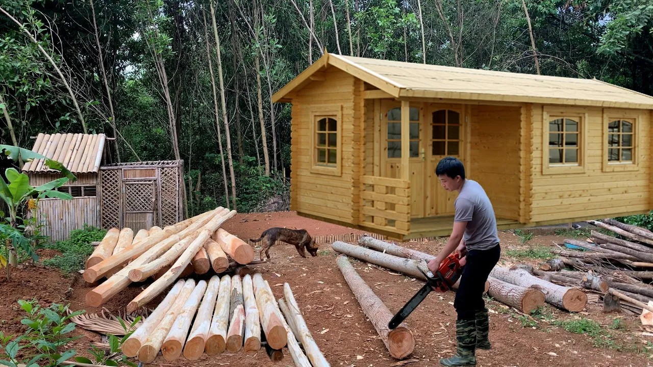 Build a New Wooden House,Treating wood before building a house,Build daily life