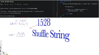 Leetcode 1528 Shuffle String