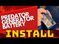 Predator Generator Battery Replacement
