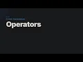 Python Tutorial for Beginners - Python Operators Explained