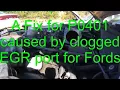 How To Fix a P0401 Due To Clogged EGR Ports On a Ford