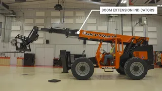 SkyTrak Telehandler Controls and Indicators