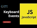 13 Keyboard Events in JavaScript JavaScript Tutorial for Beginners Web Development Lecture 13