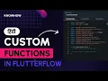 Custom Functions in FlutterFlow No Code Development