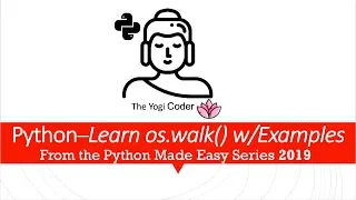 37-PYTHON os walk Explained and With Multiple Examples