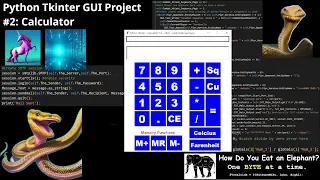 Python Tkinter Project 02 Calculator