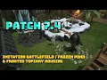 FFXIV Imitation Battlefield Frozen Pond Frosted Topiary - 7 4 Housing