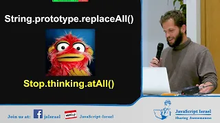 String prototype replaceAll Stop thinking atAll - Lior Hoshea