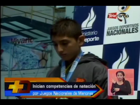 Inician competencia de natación por juegos nacionales de menores