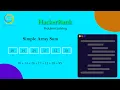 Simple Array Sum - HackerRank Problem Solving Algorithm goforgyan com