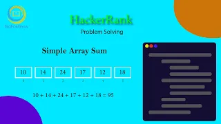 Simple Array Sum - HackerRank Problem Solving Algorithm goforgyan com