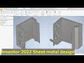 Inventor 2022 Tutorial Sheet Metal Design
