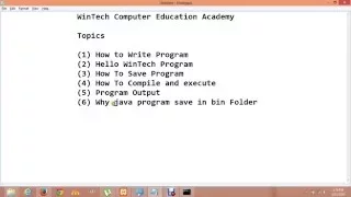 learn java in sindhi lecture 1