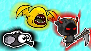 When You Evolve 44 TIMES Into The Ultimate Creature in FlyOrDie io