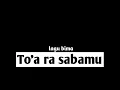 Download Lagu Lagu Bima (TO'A RA SABAMU) \
