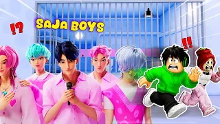 Hinabol kami ng mga KPOP SAJA BOYS sa Prison Run in Roblox | Kpop Demon Hunters