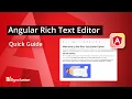 Angular Rich Text Editor The Ultimate Feature Walkthrough