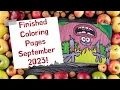 September Finished Coloring Pages