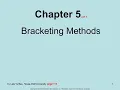 Engr310-Lec 01-Bracketing Methods